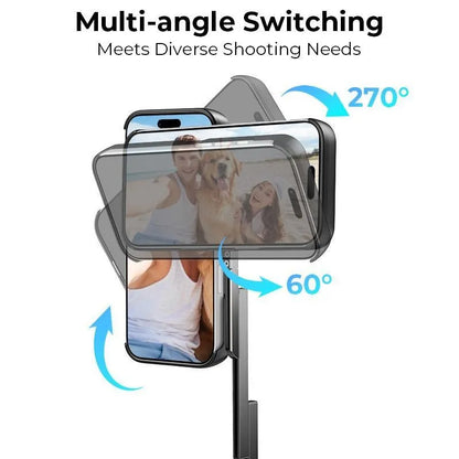 GOVIORA 3-in-1 Selfie Stick iPhone Case – Foldable Bluetooth Stand