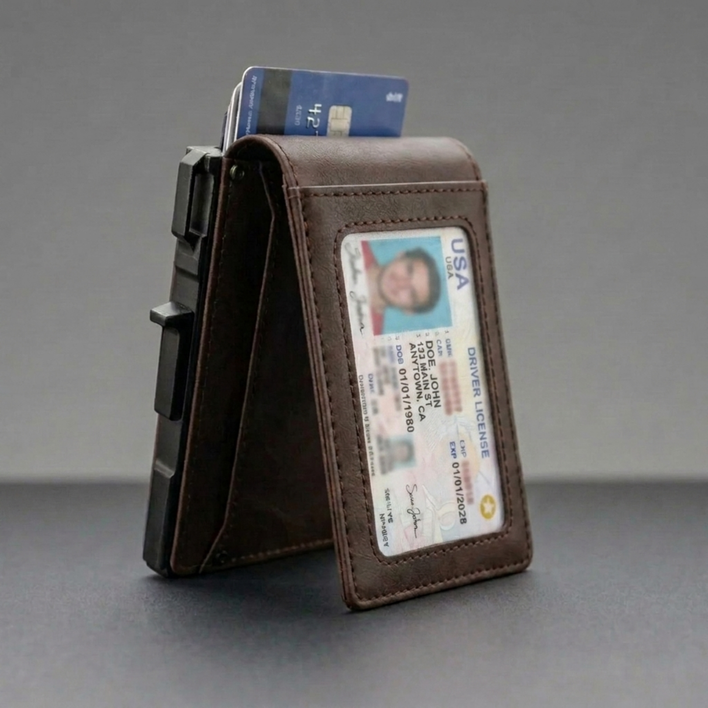 Goviora® Minimalist Wallet - Maximum Capacity. Minimal Footprint.